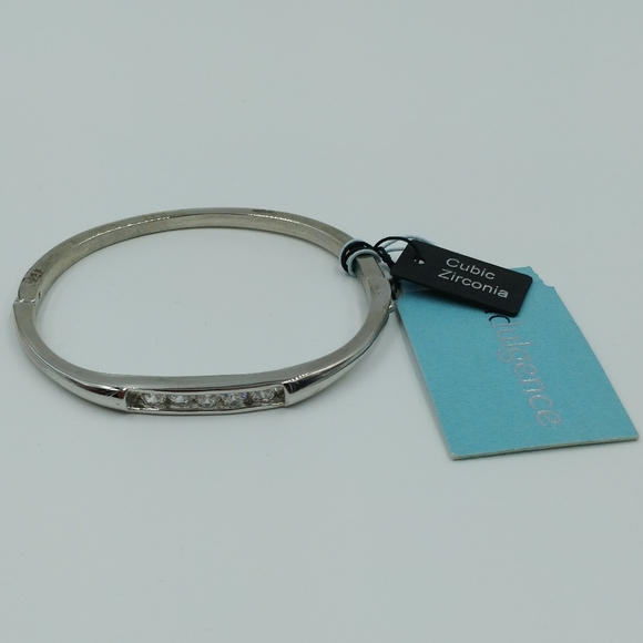 Indulgence Diamond Cubic Zirconia Bangle - Picture 3 of 7